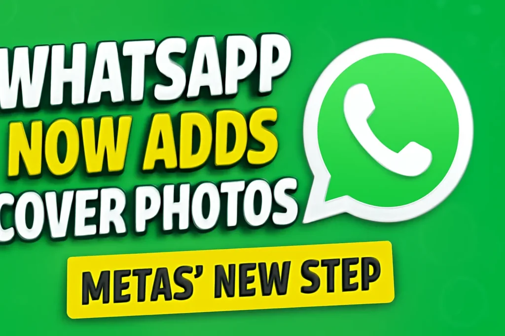 WhatsApp पर अब लगेंगे कवर फोटो: मेटा का नया कदम | Whatsup Launched New Features Today